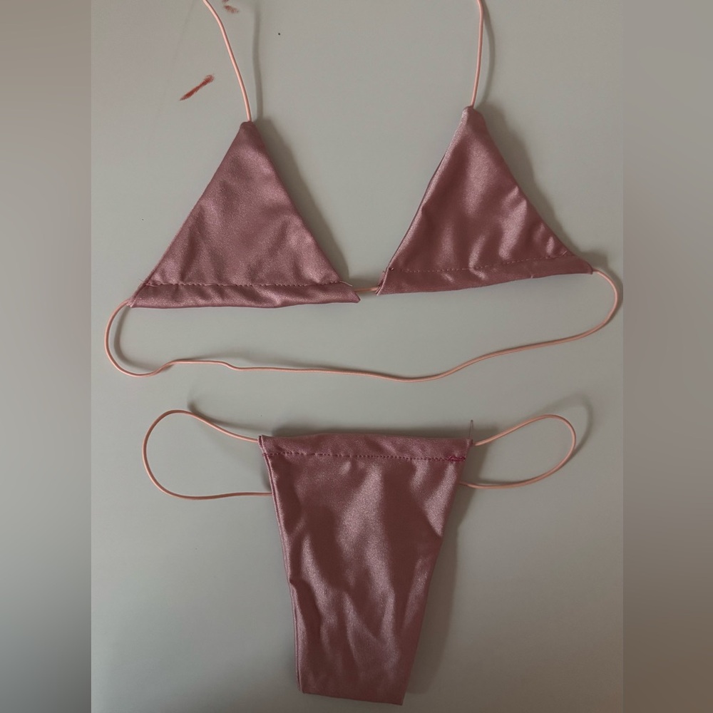 Rose pink micro bikini